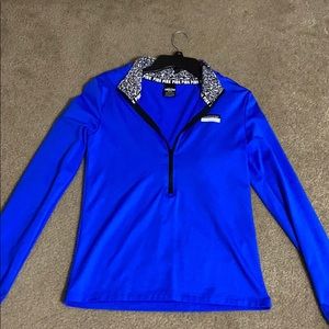 Blue half-zip from PINK